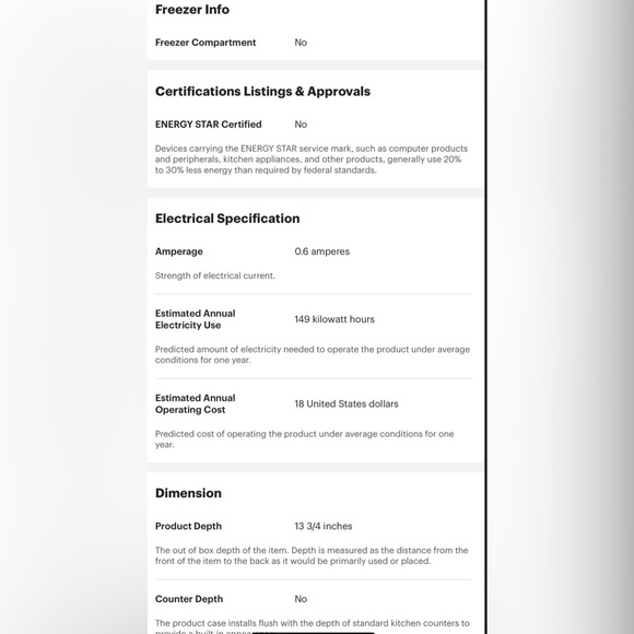 Mini Refrigerator - Pink - Cooluli - Concord 0.7 Cu. Ft. - Picture 8 of 11